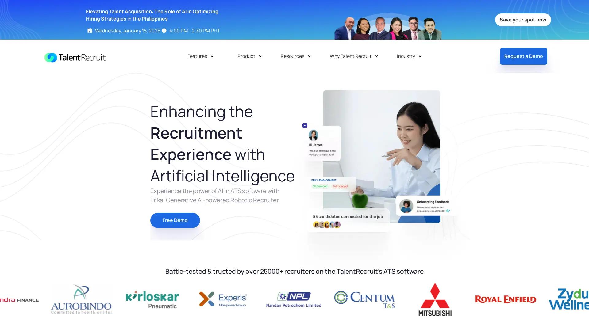 TalentRecruit screenshot