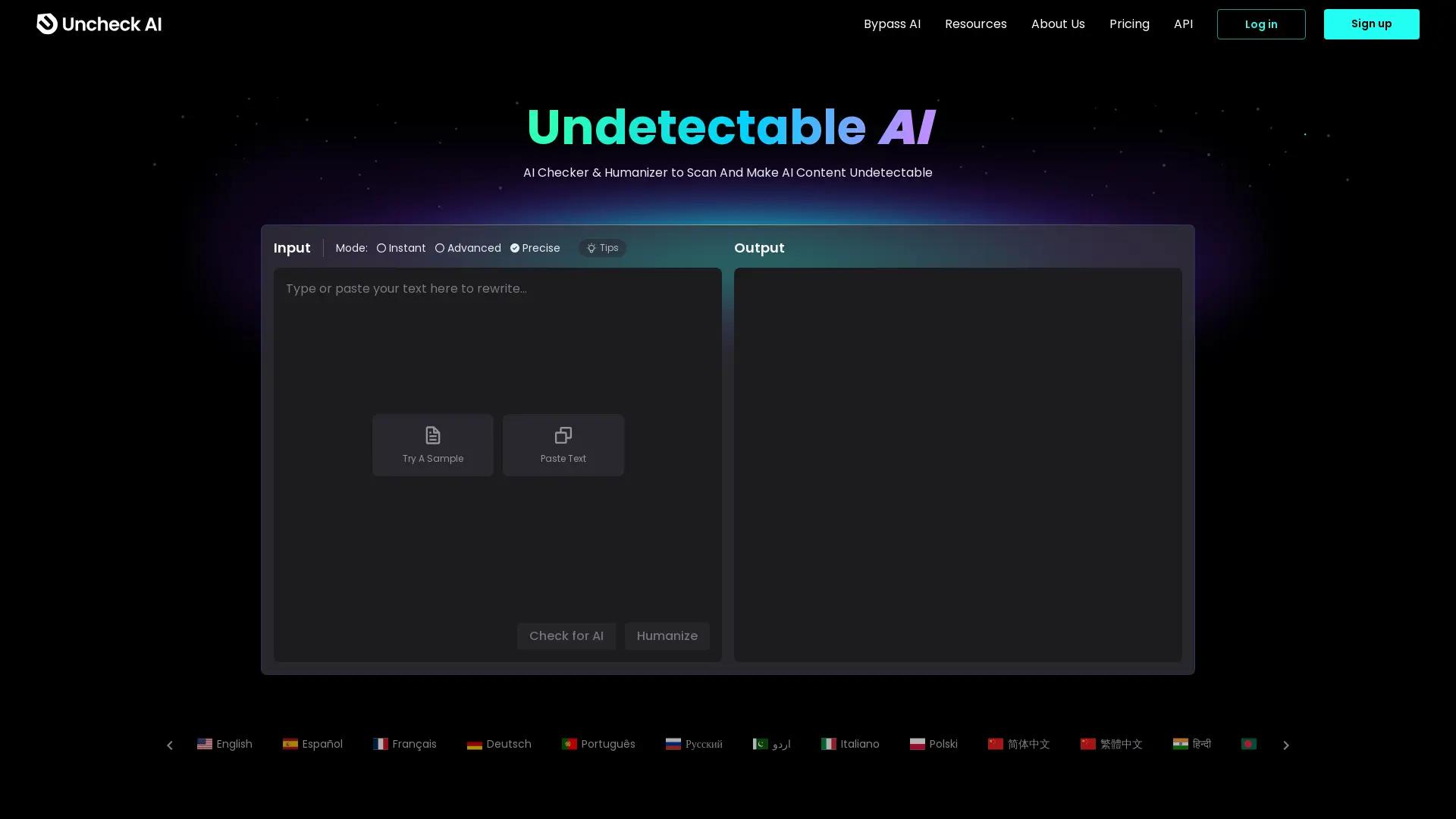 Uncheck AI screenshot