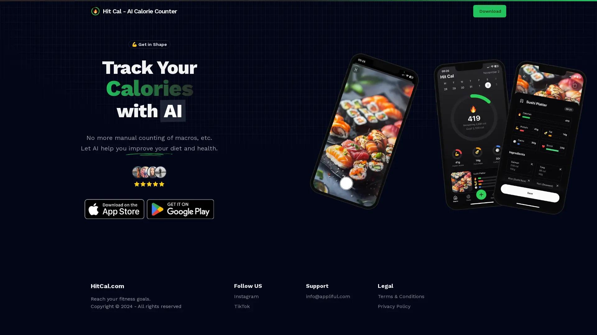 AI Calorie Tracker screenshot
