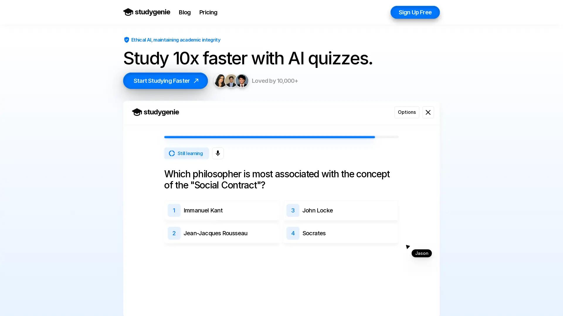Studygenie screenshot