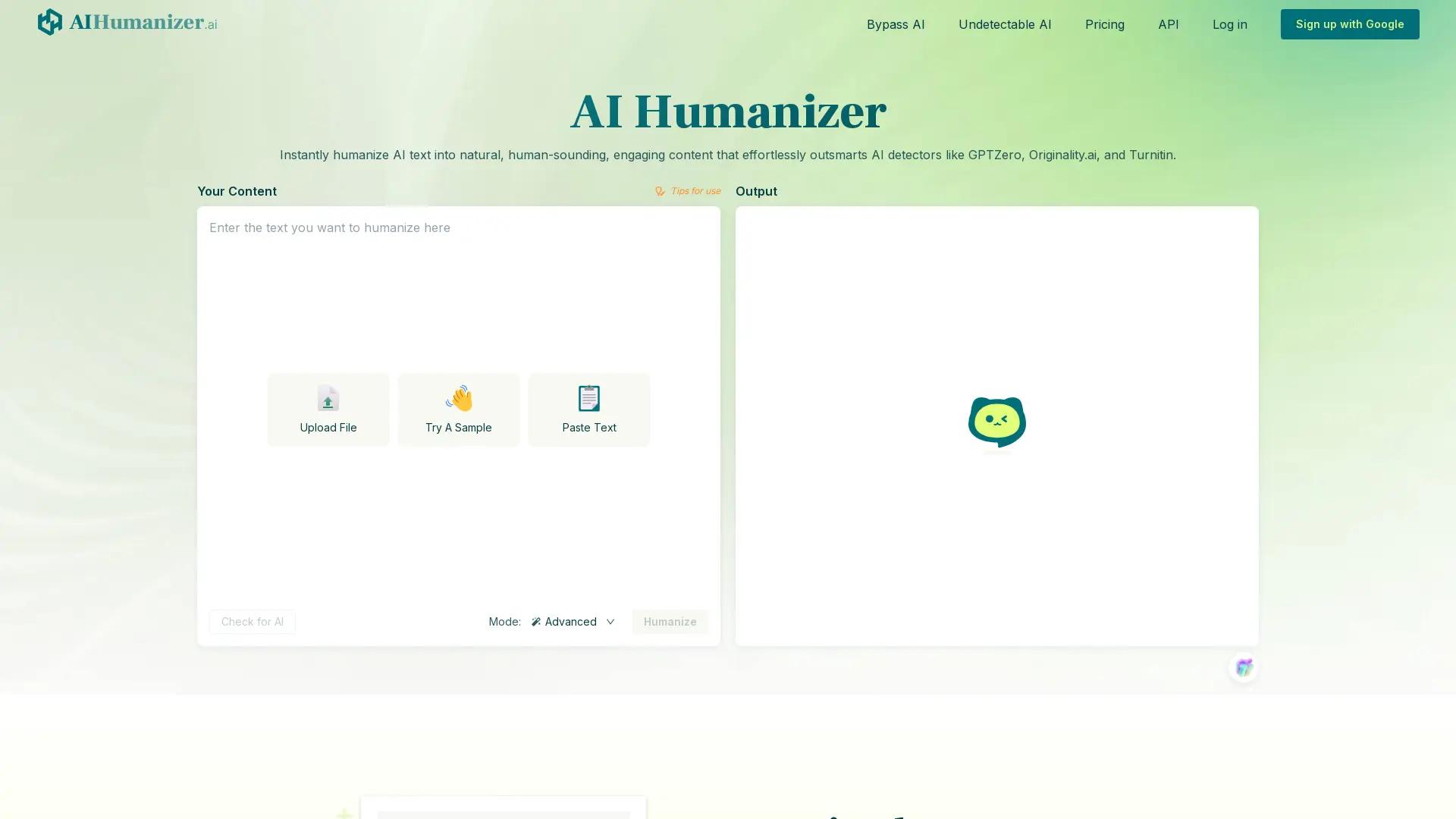 Humanizer AI screenshot