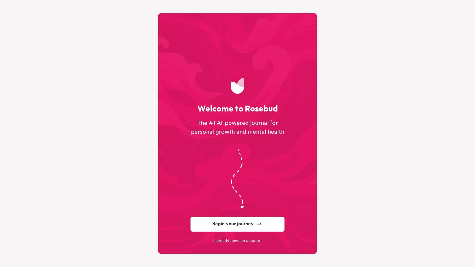 Rosebud - AI Journal for Personal Growth screenshot