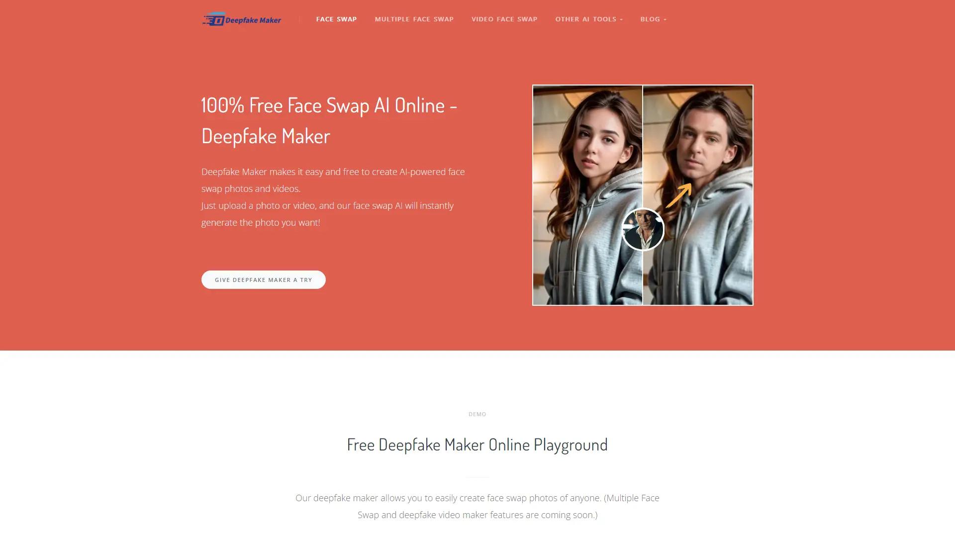 Deepface Maker screenshot