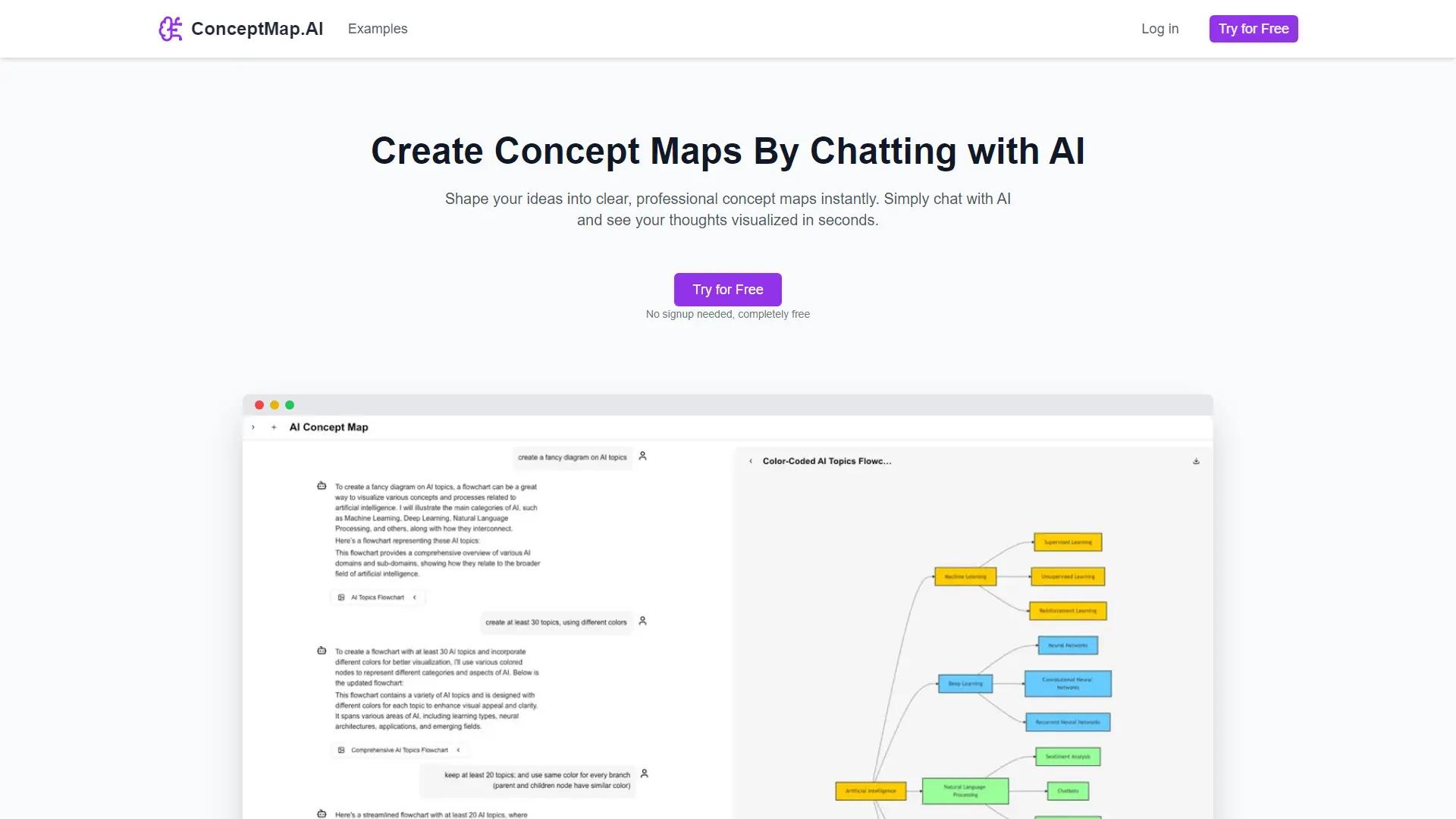 ConceptMap AI screenshot