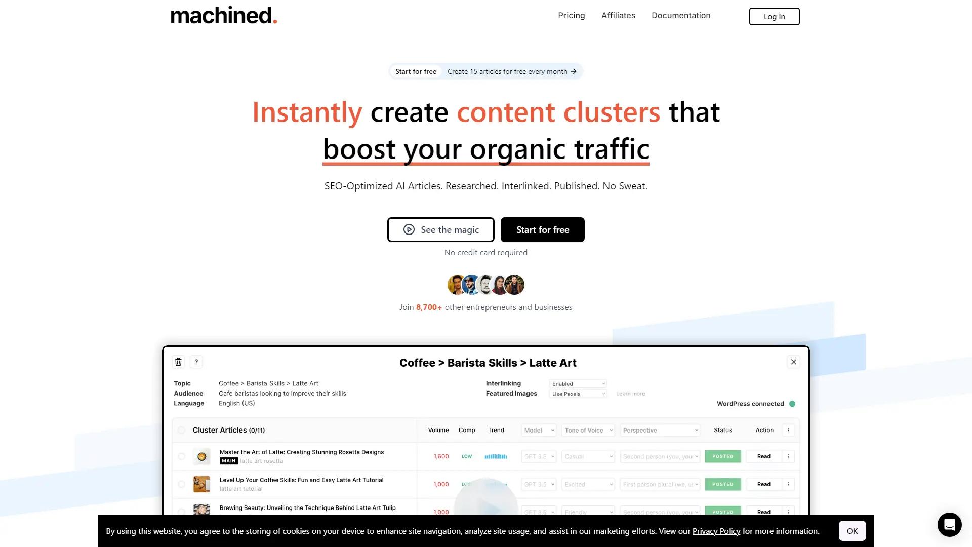 Machined.Ai screenshot