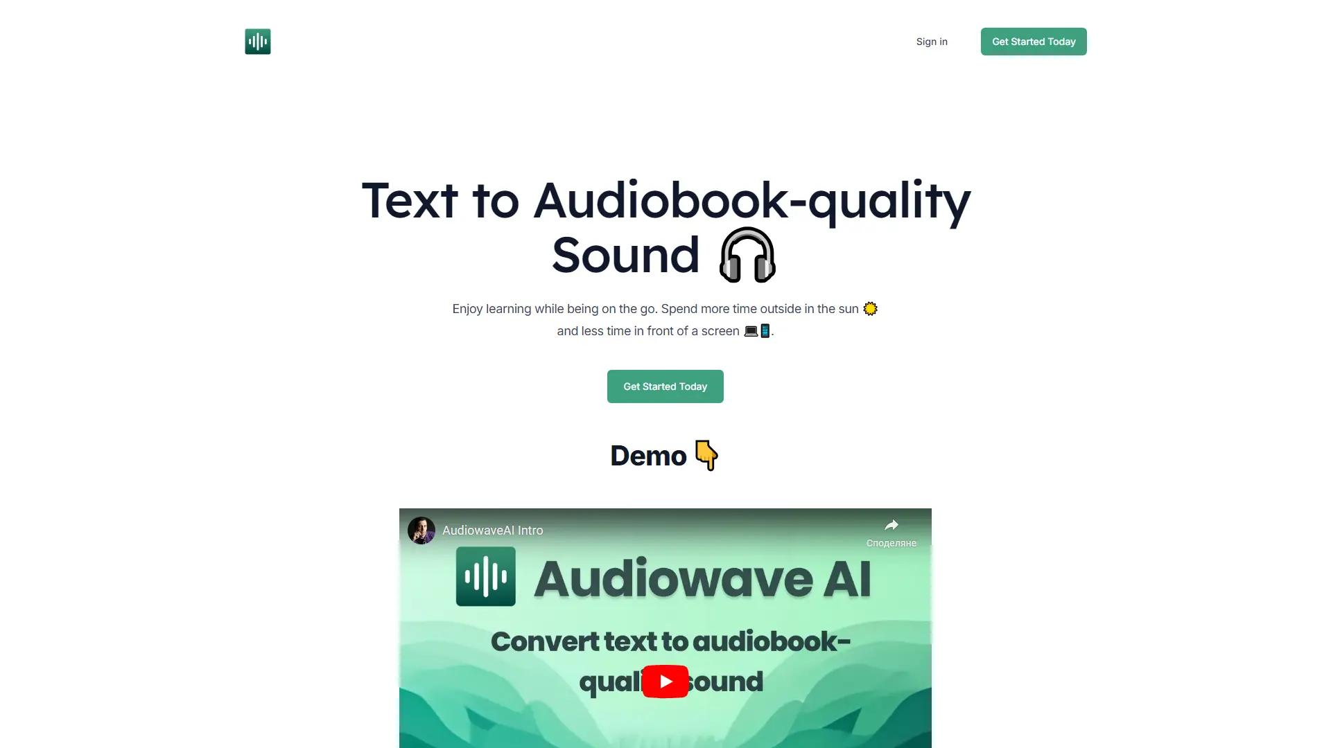 AudiowaveAI screenshot