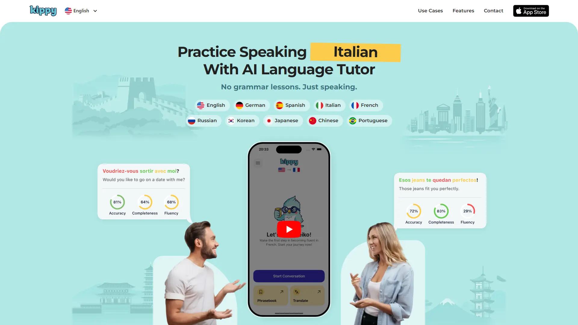 Kippy Language Tutor screenshot