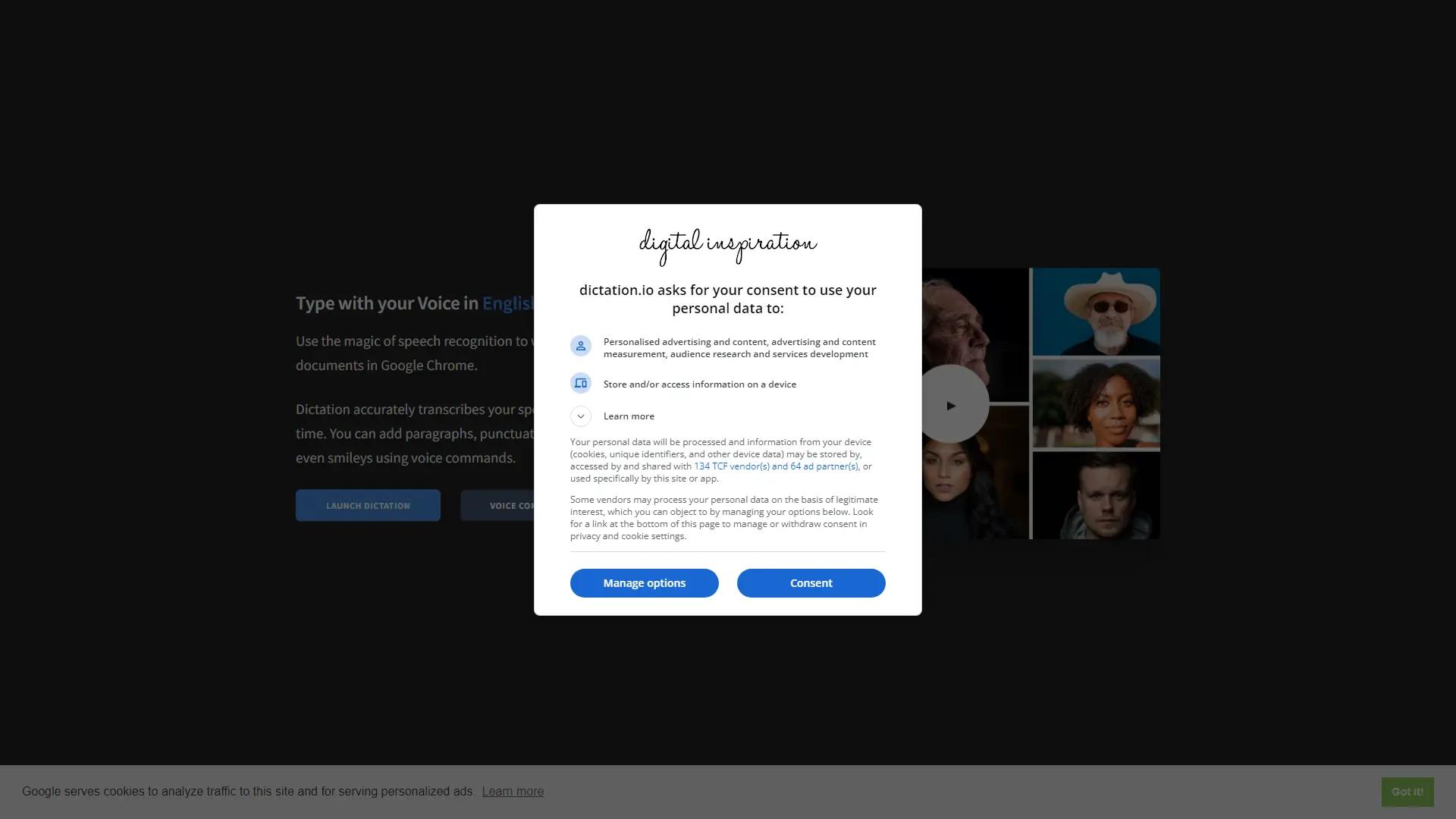 Dictation IO screenshot