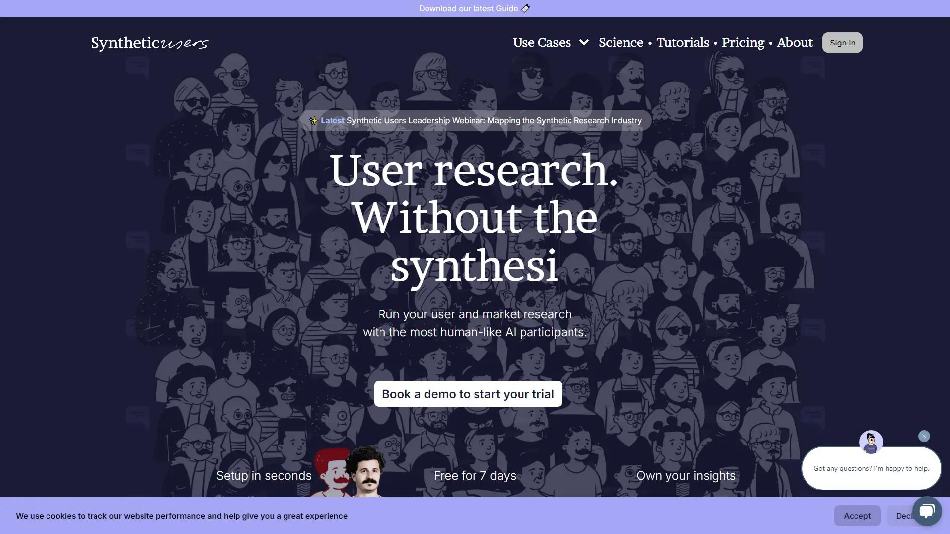 Syntheticusers screenshot