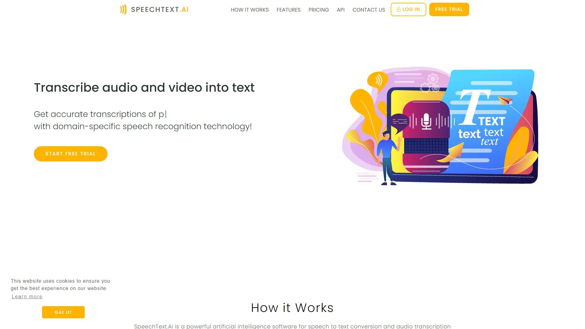 SpeechText.AI screenshot