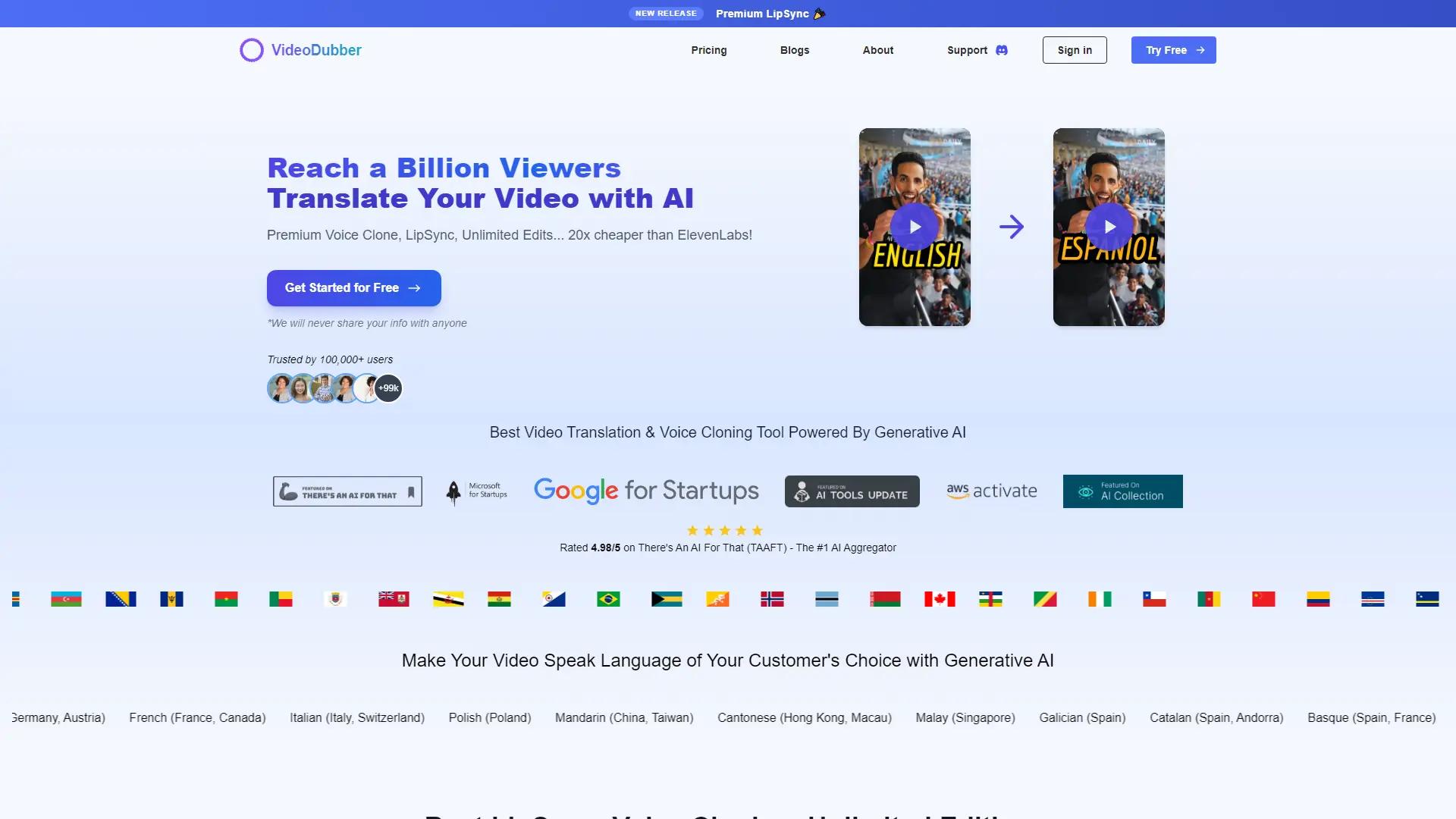 VideoDubber screenshot