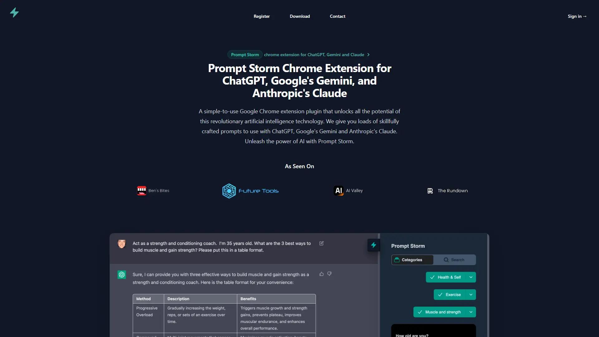 Prompt Storm screenshot