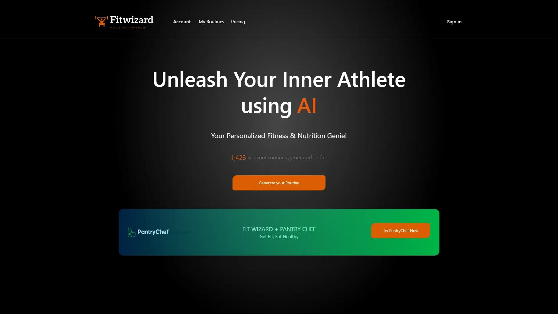 FitWizard screenshot
