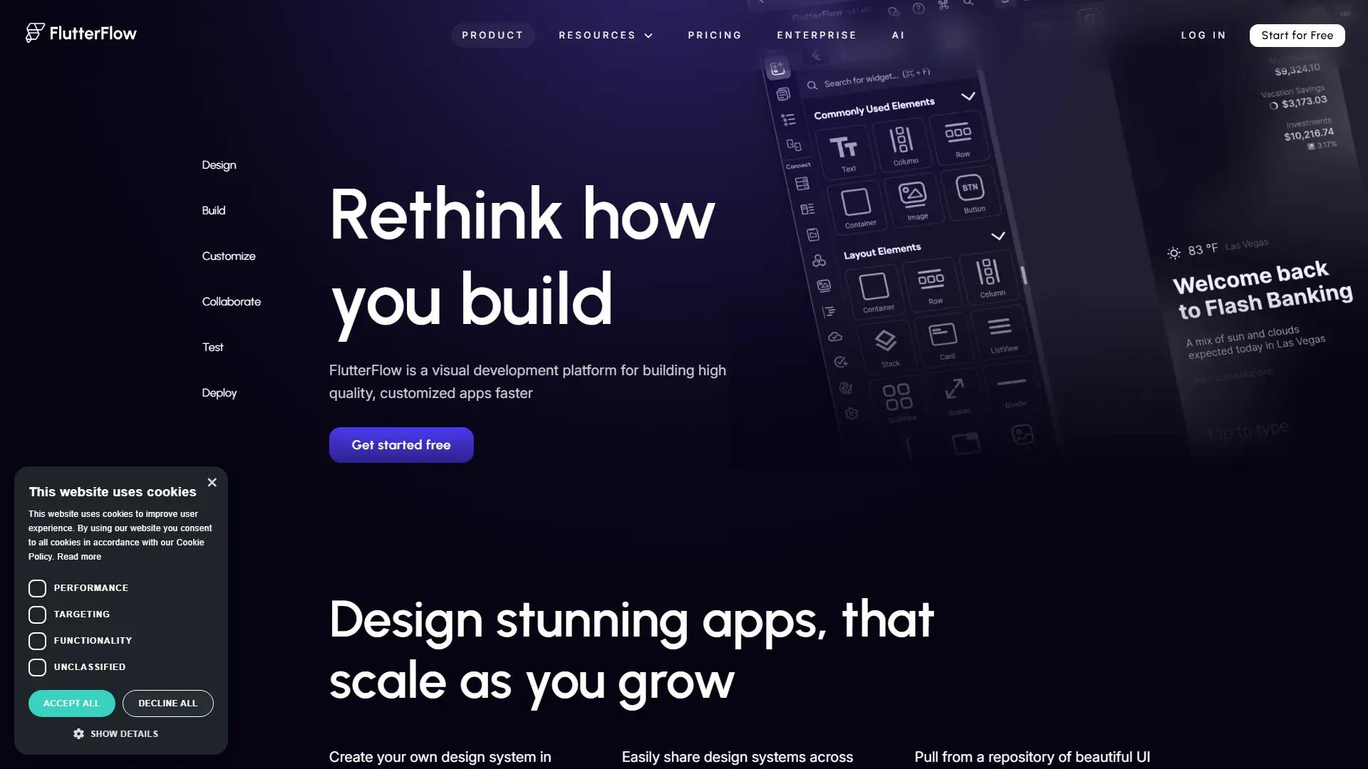 FlutterFlow AI Gen screenshot