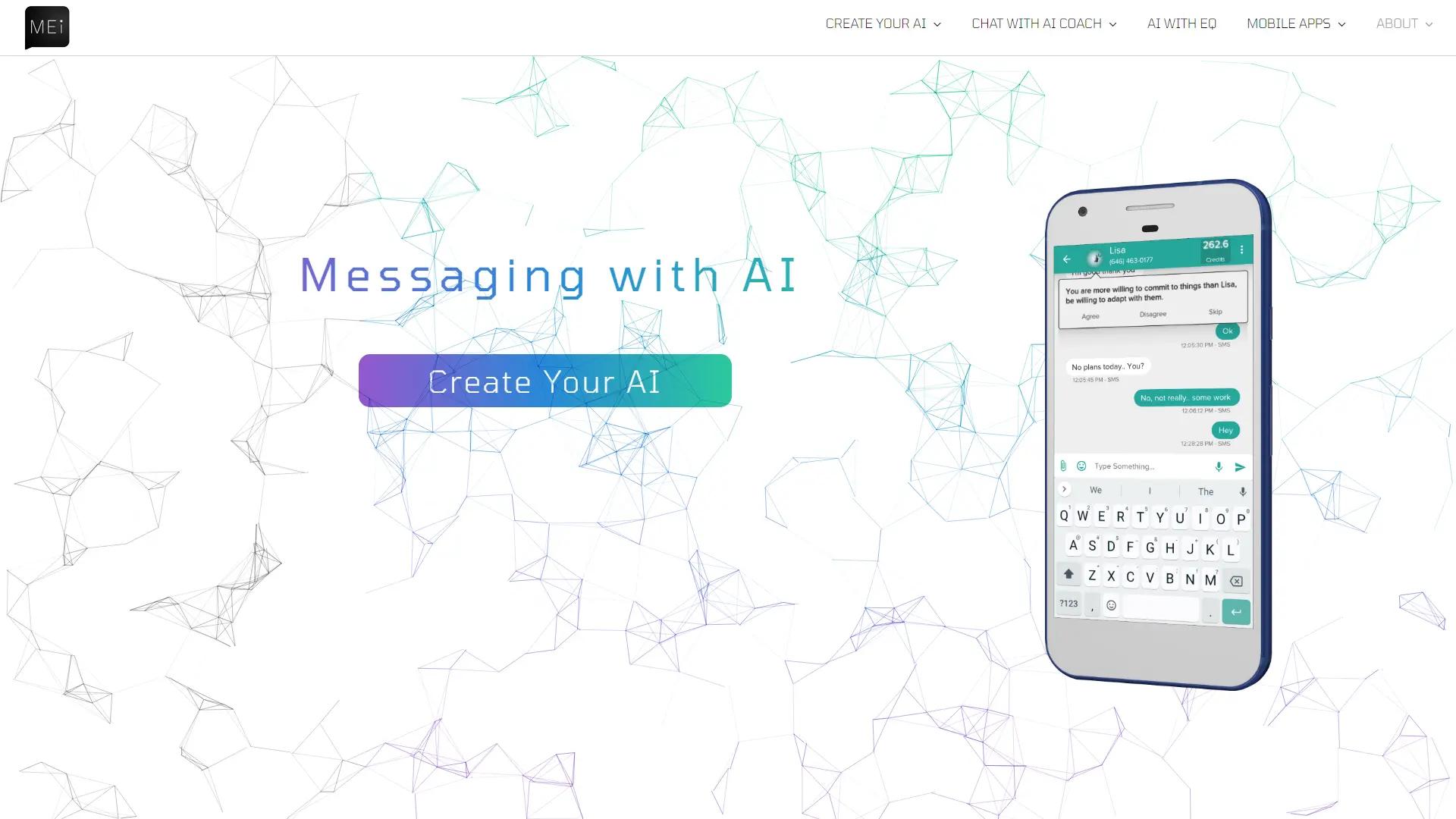 Mei | Messaging With AI screenshot