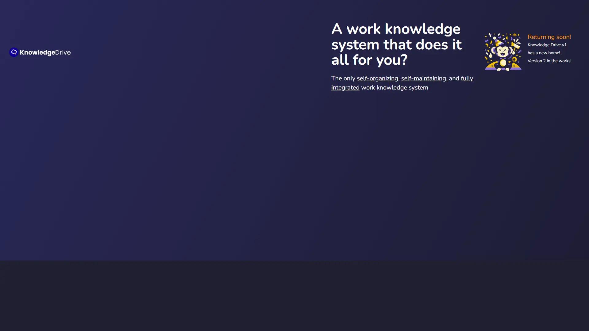 Knowledge Drive screenshot