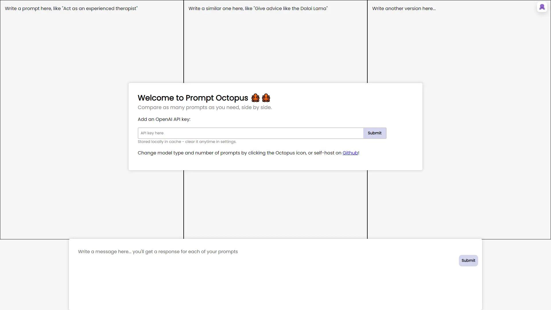 Prompt Octopus screenshot