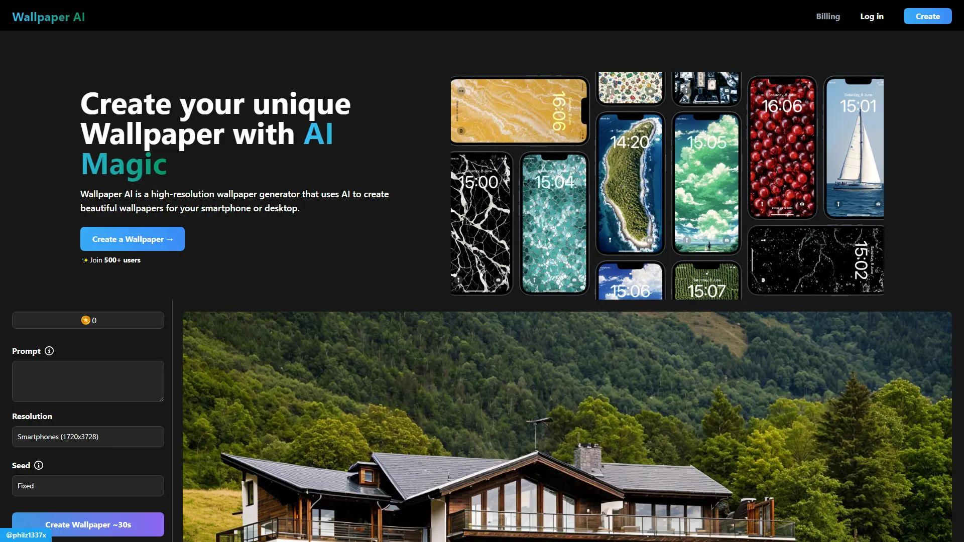 WallpaperAI screenshot