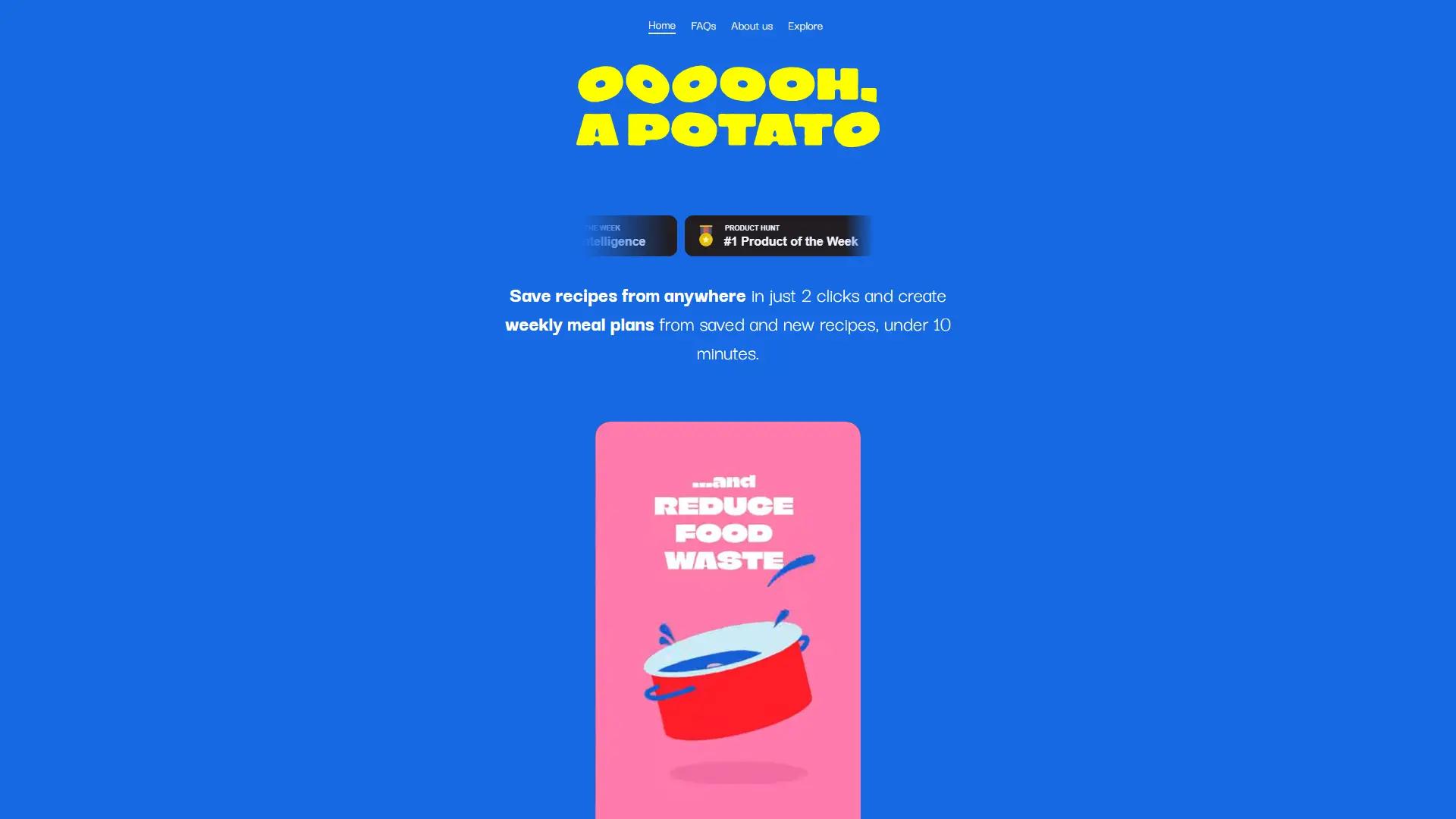 Ohapotato.App screenshot