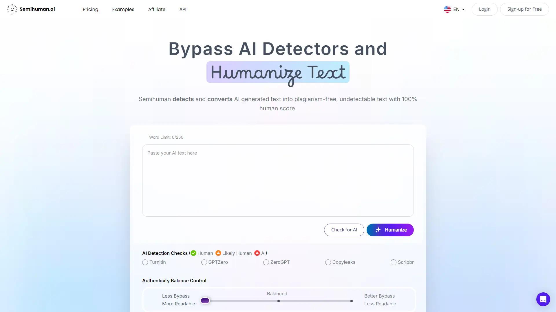 Semihuman.Ai screenshot