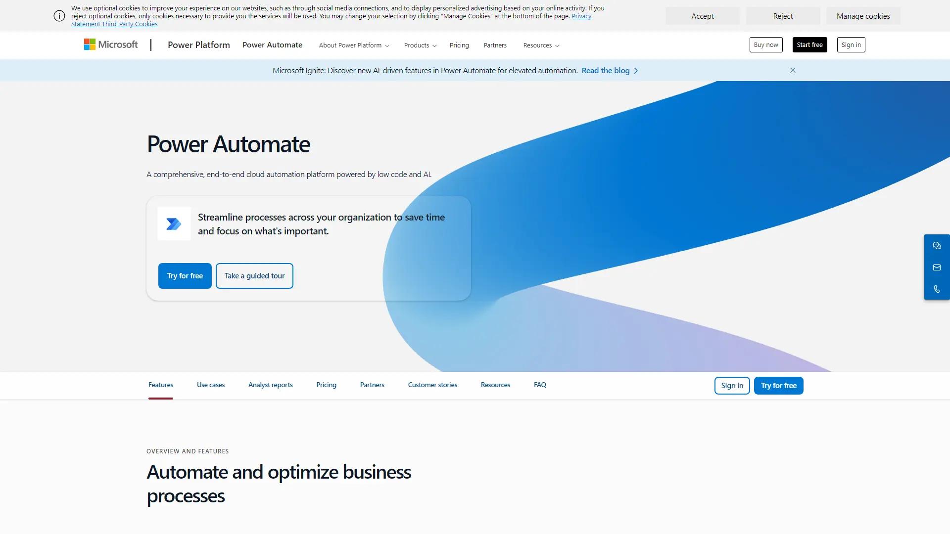 Powerautomate Microsoft screenshot
