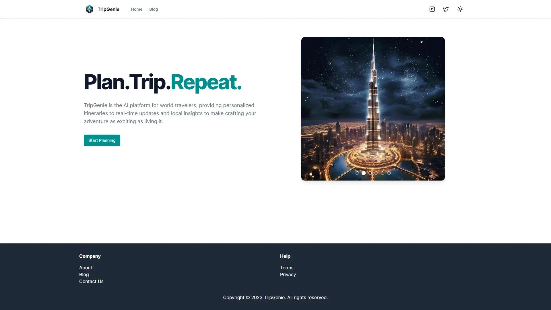 Tripgenie screenshot