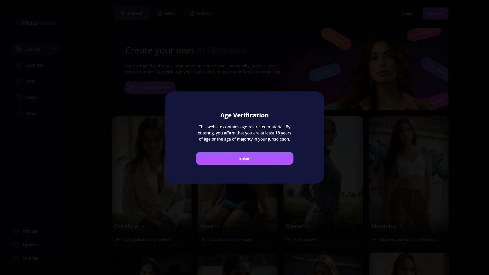 HeraHaven screenshot