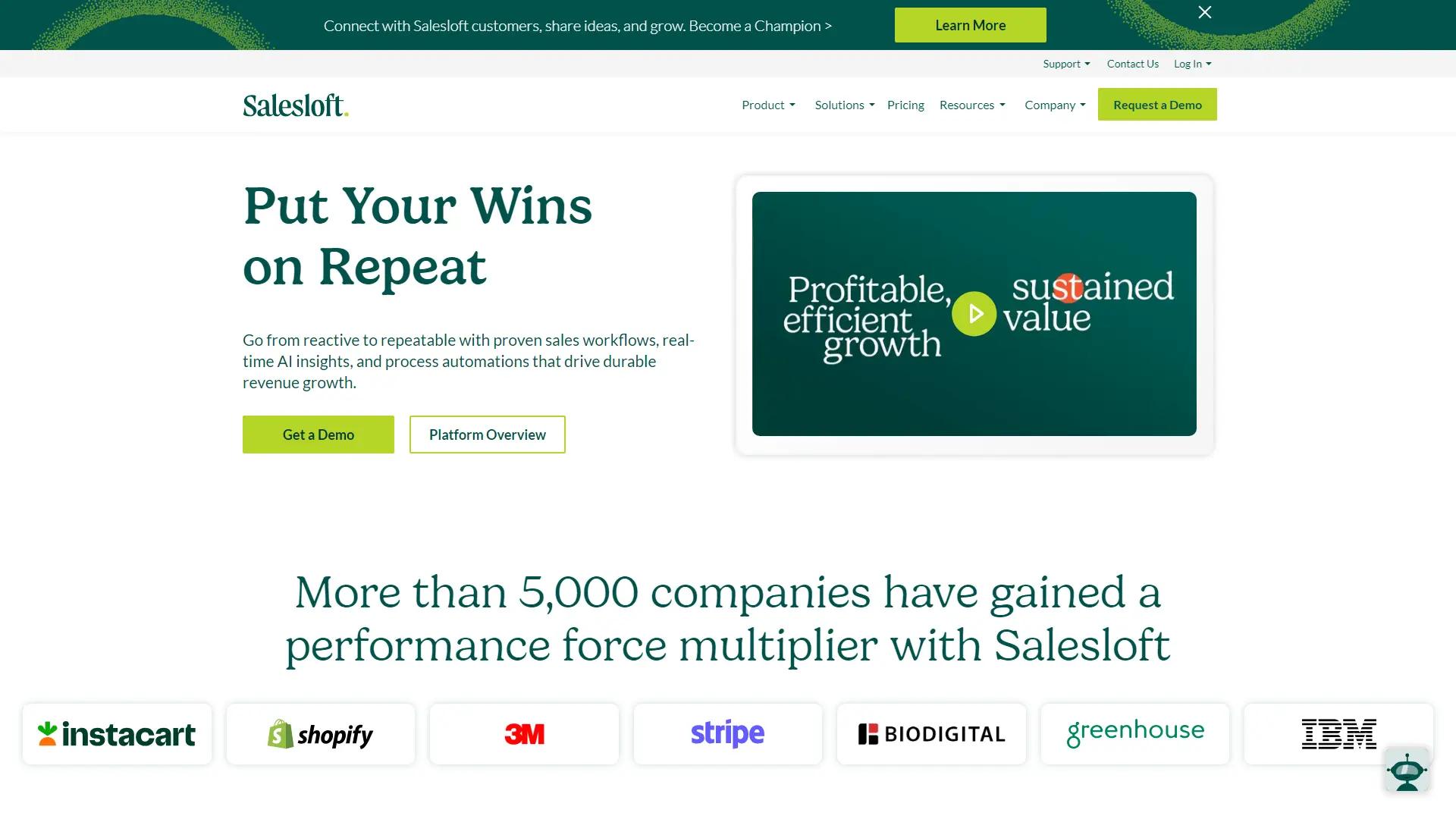 Salesloft screenshot