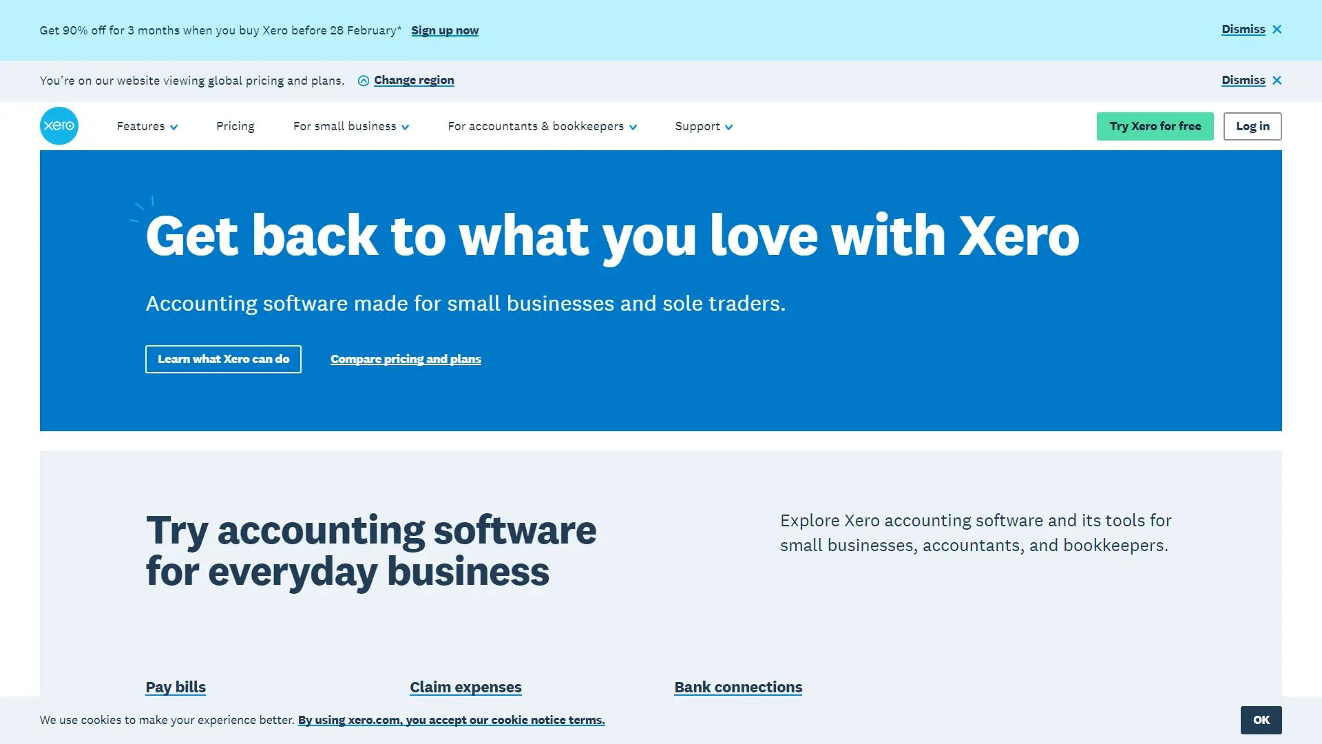 Xero screenshot