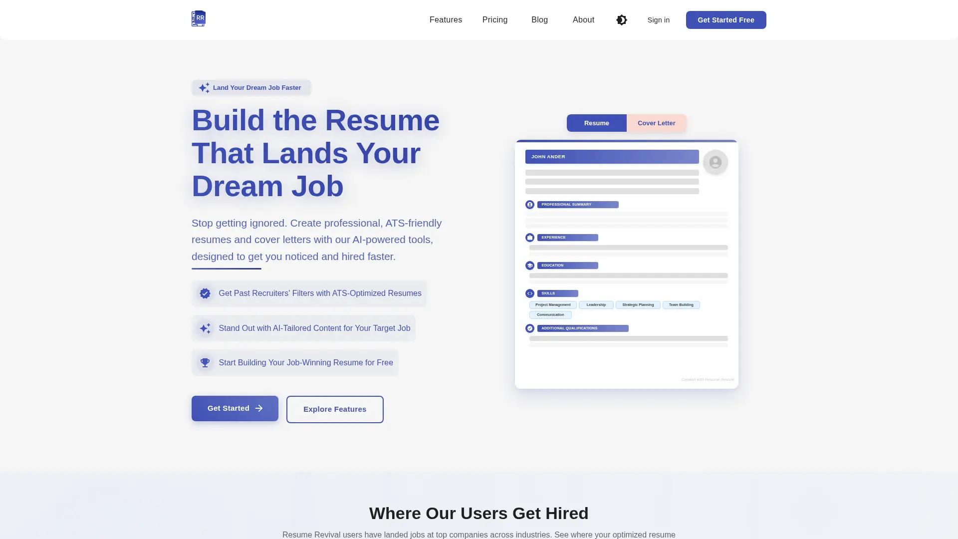 ResumeRevival screenshot