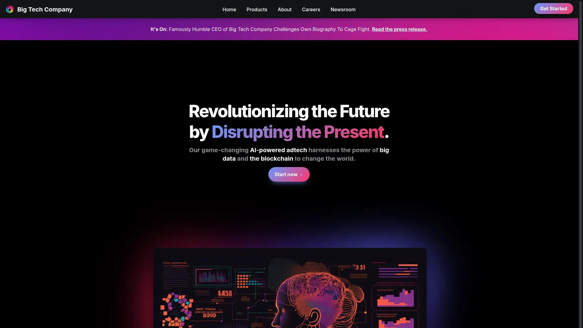 Big Tech Company screenshot