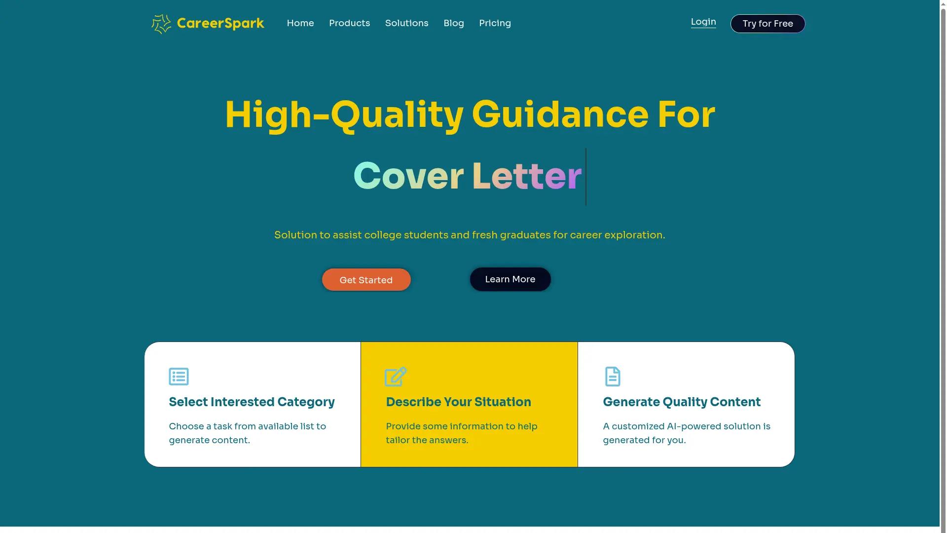 CareerSpark screenshot