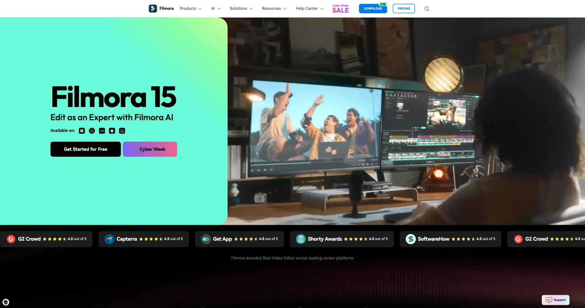 Wondershare Filmora screenshot