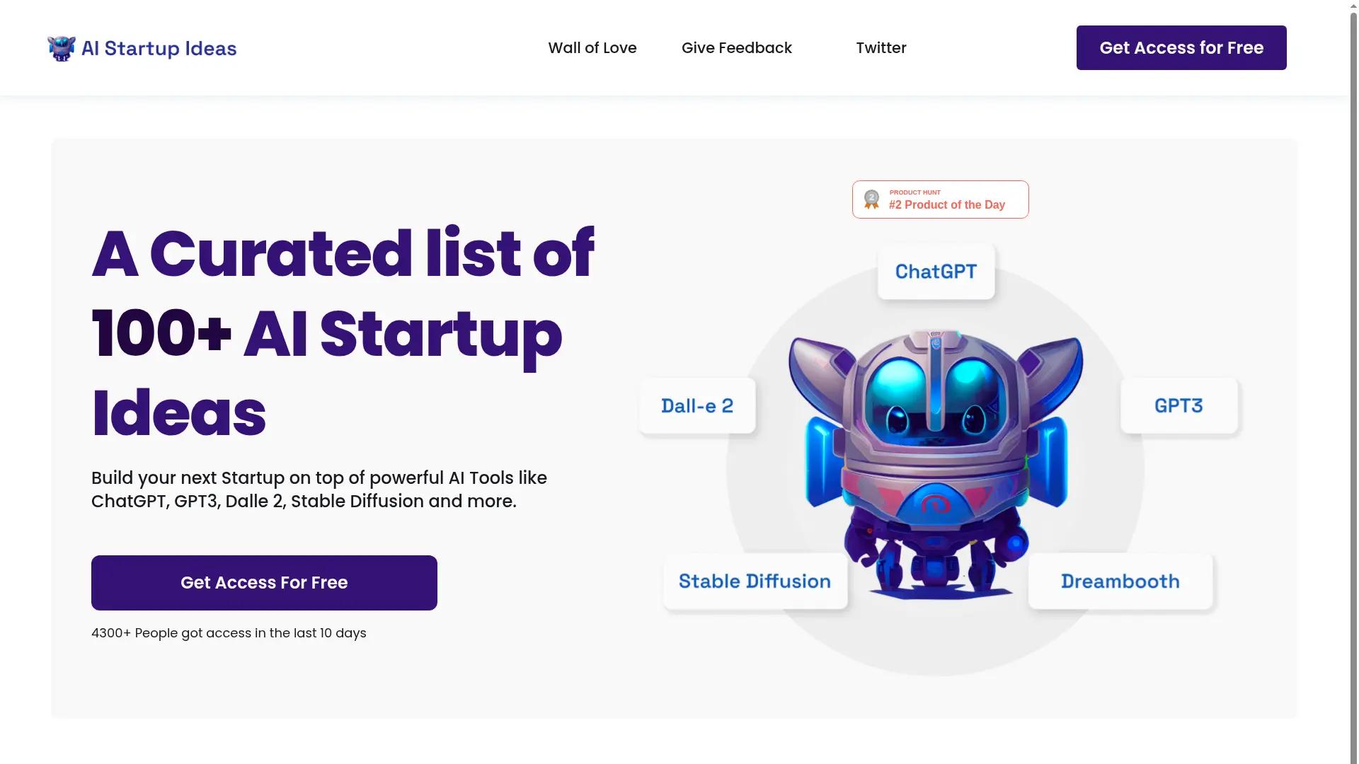 AI Startup Ideas screenshot