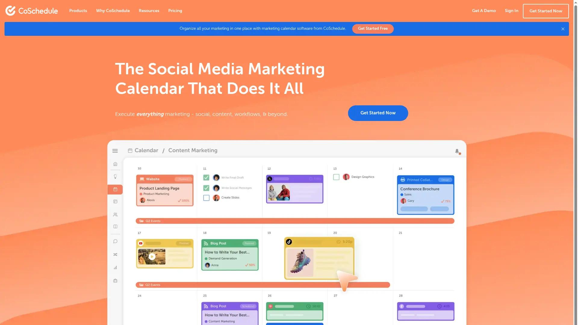 CoSchedule screenshot