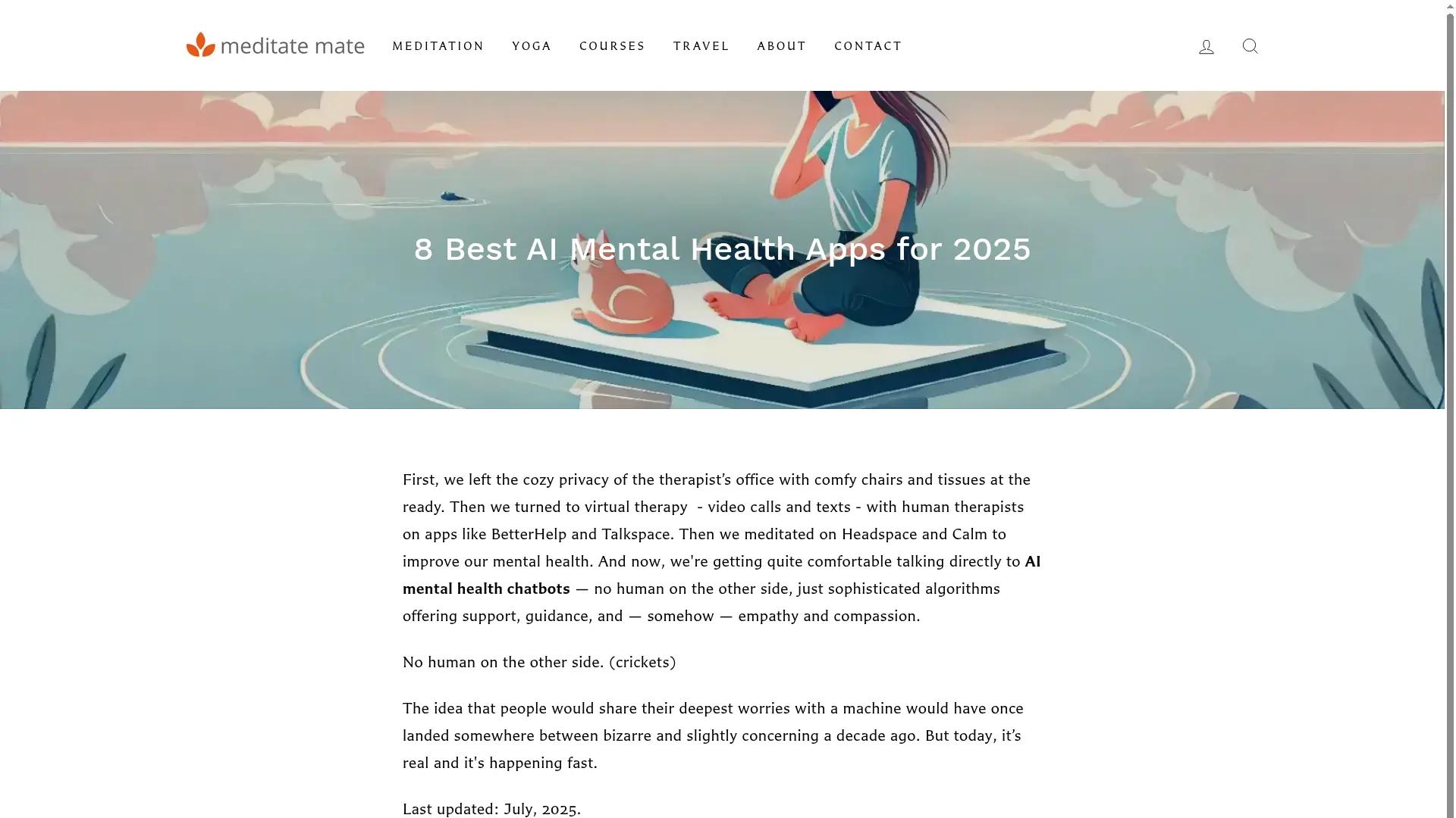 MyMeditateMate screenshot