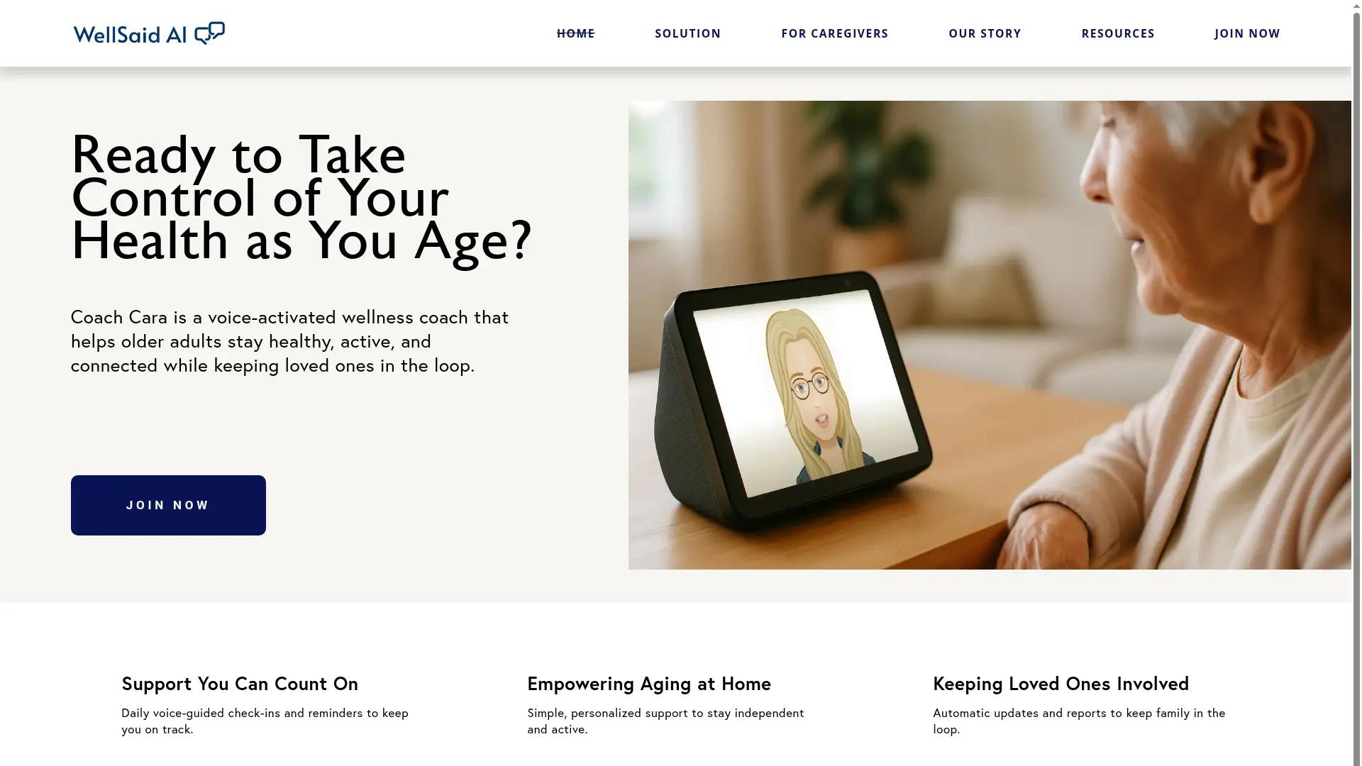 WellSaid AI screenshot