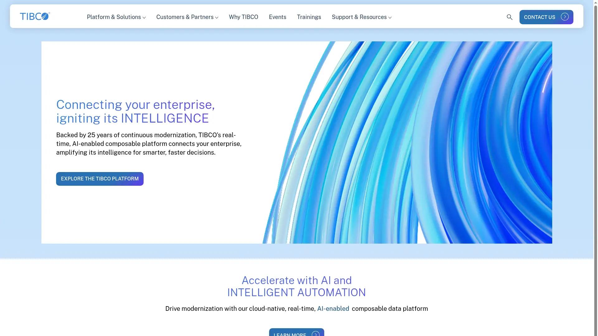 TIBCO Platform screenshot