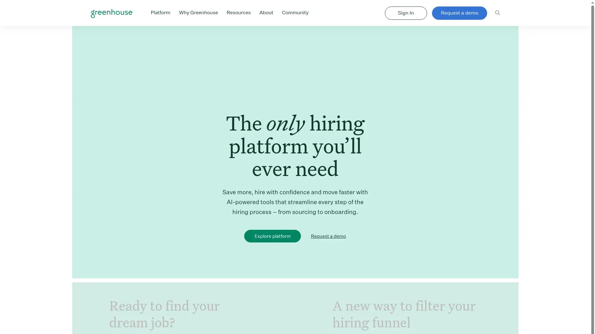 Greenhouse screenshot