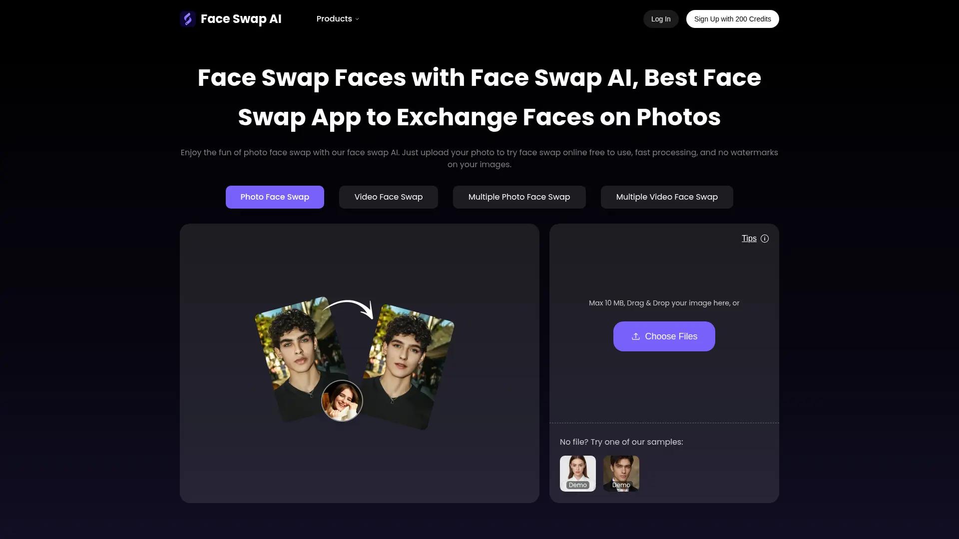 FaceSwapAI screenshot