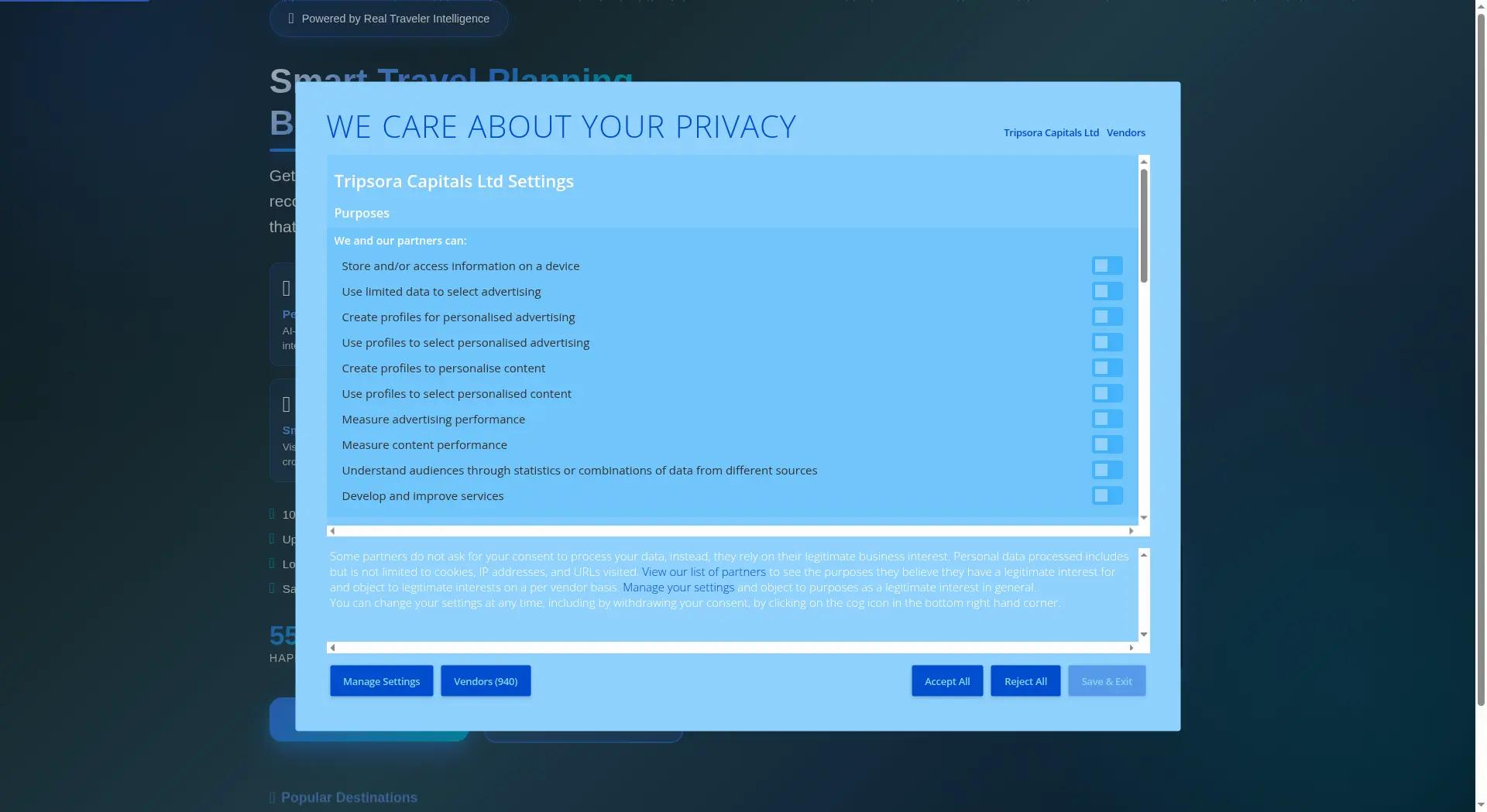 Trip-Planner.ai screenshot
