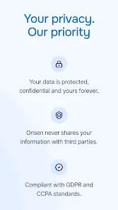 Onsen – AI for Mental Health screenshot