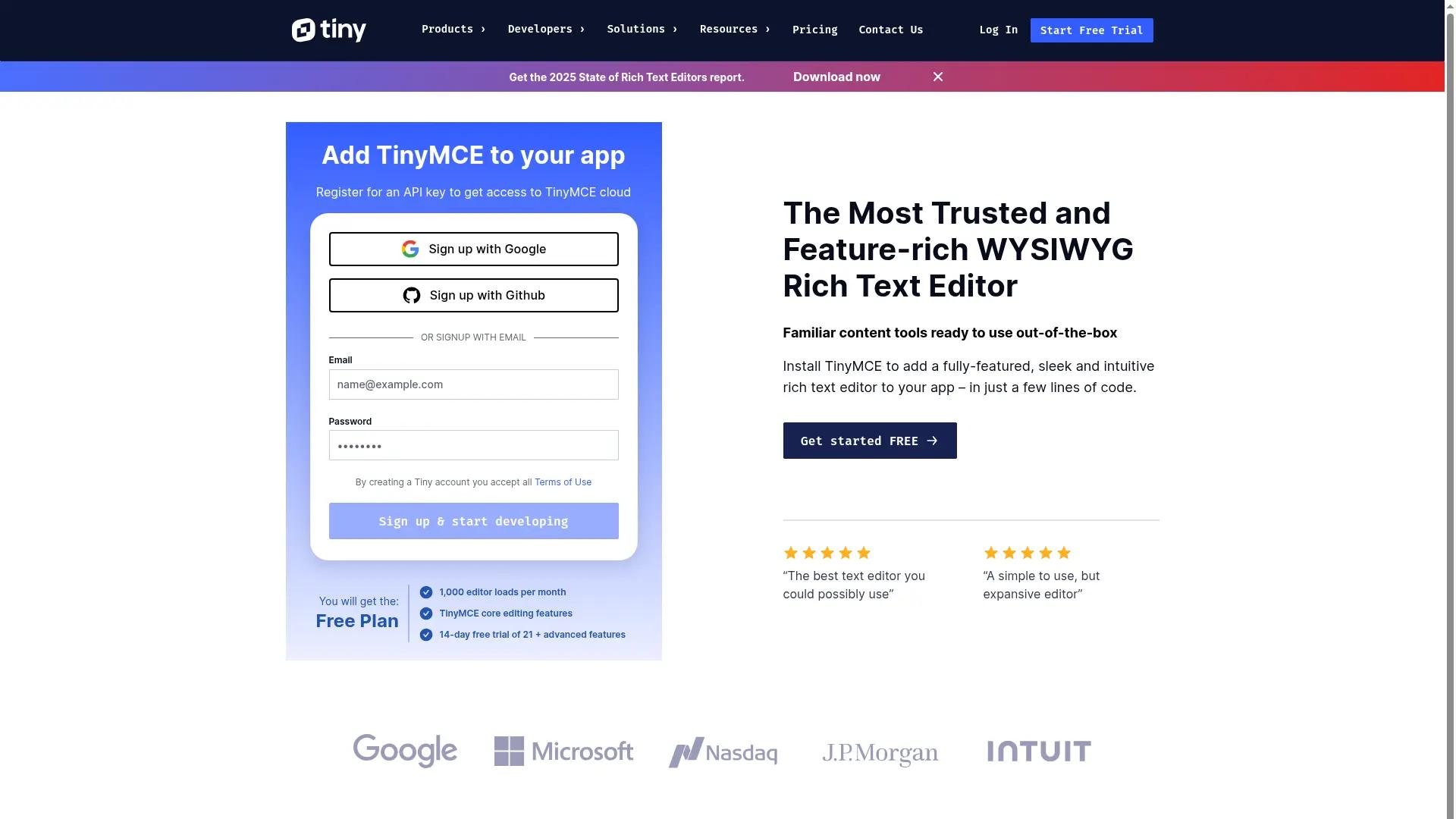 Tiny.cloud screenshot