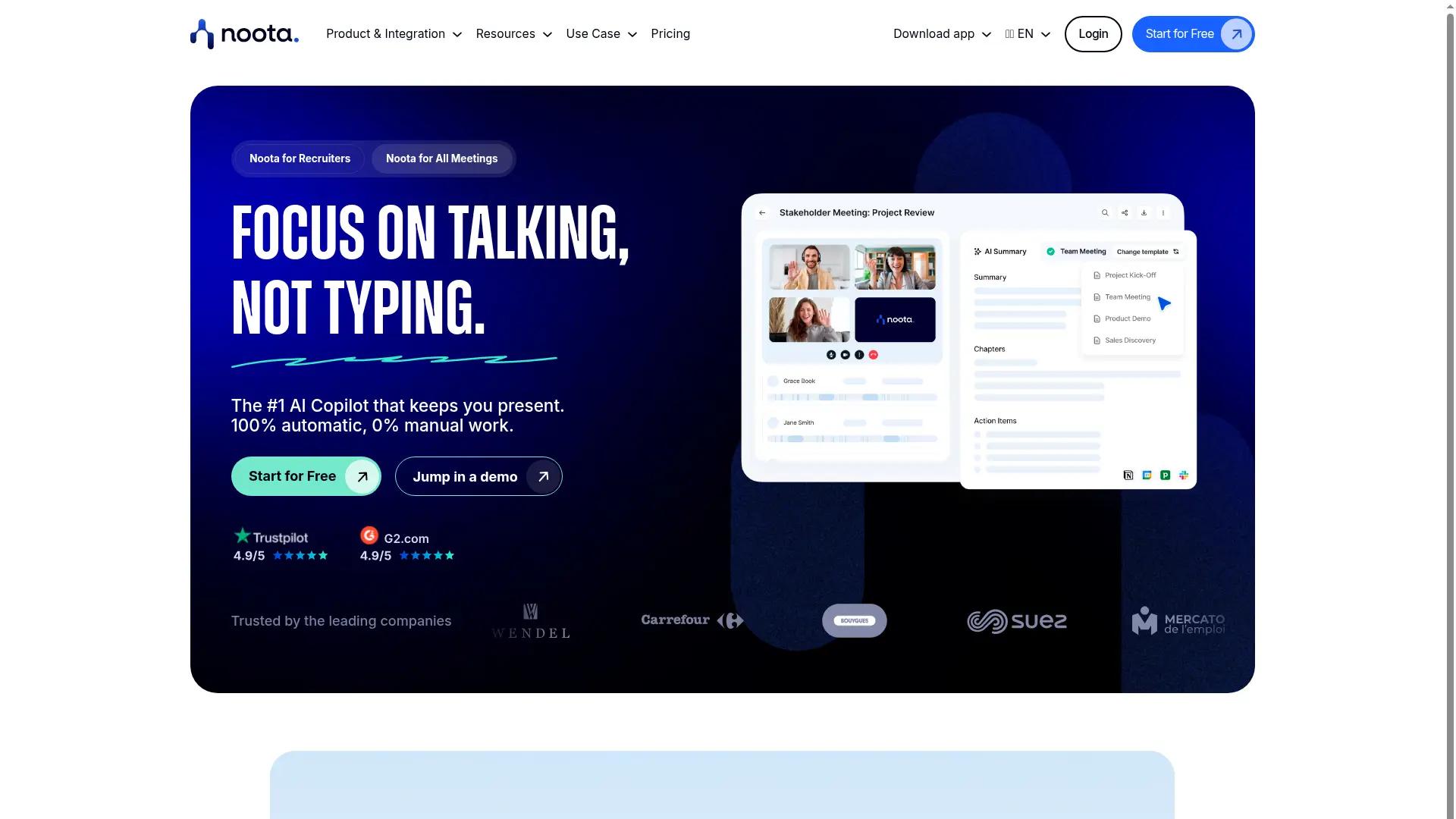 Noota 3.0 screenshot