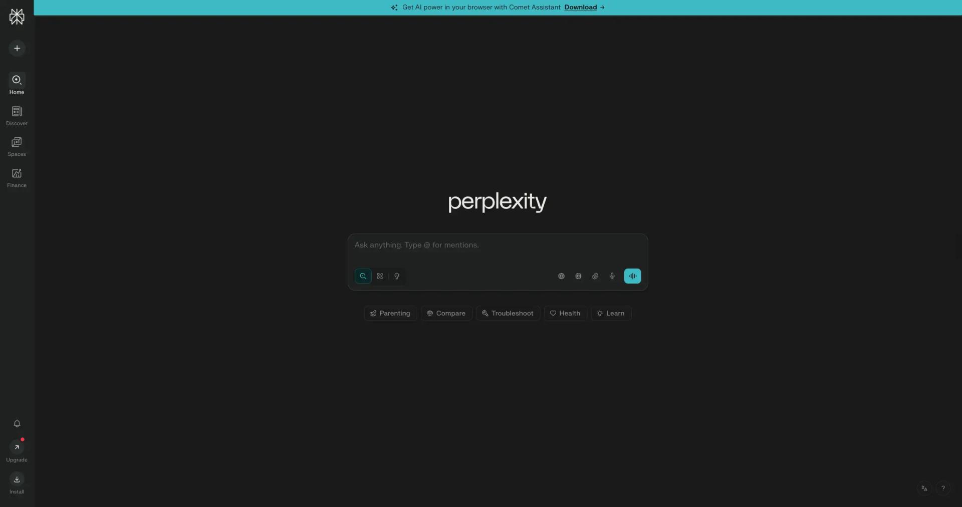 Perplexity screenshot