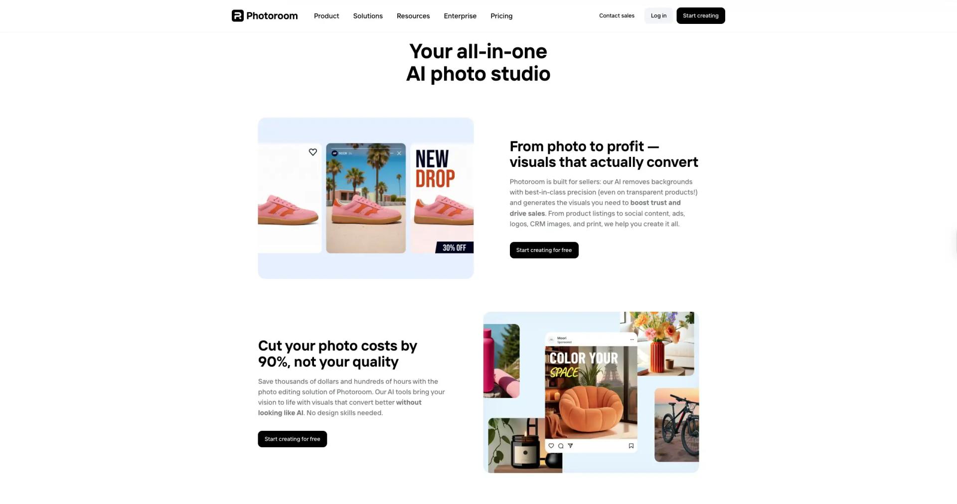 PhotoRoom screenshot