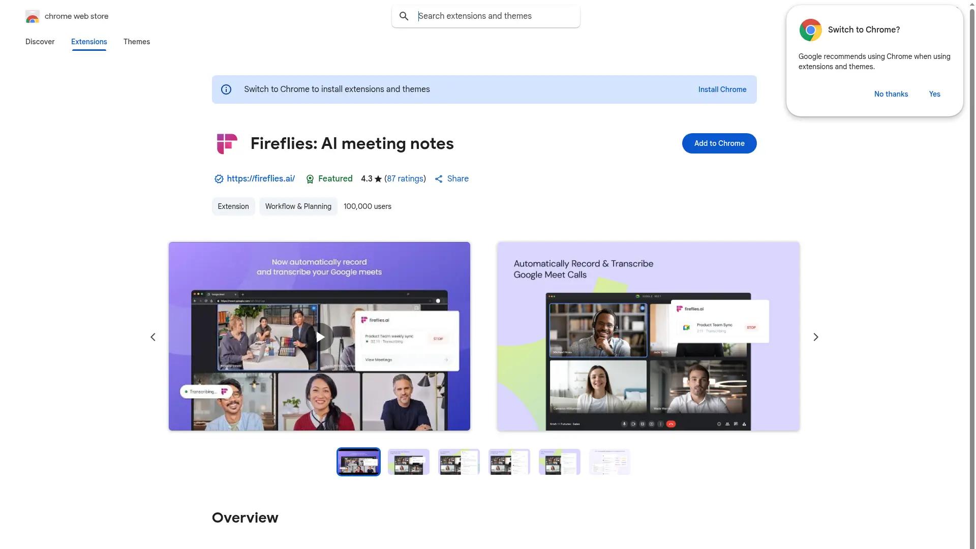 Fireflies screenshot