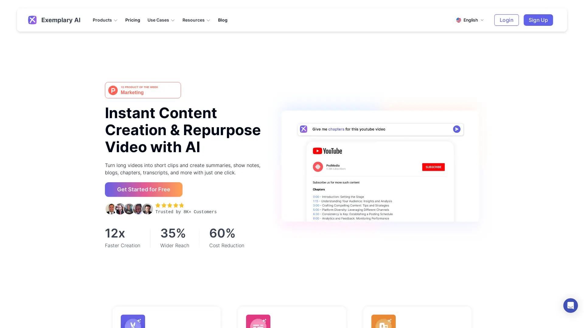 Exemplary AI screenshot