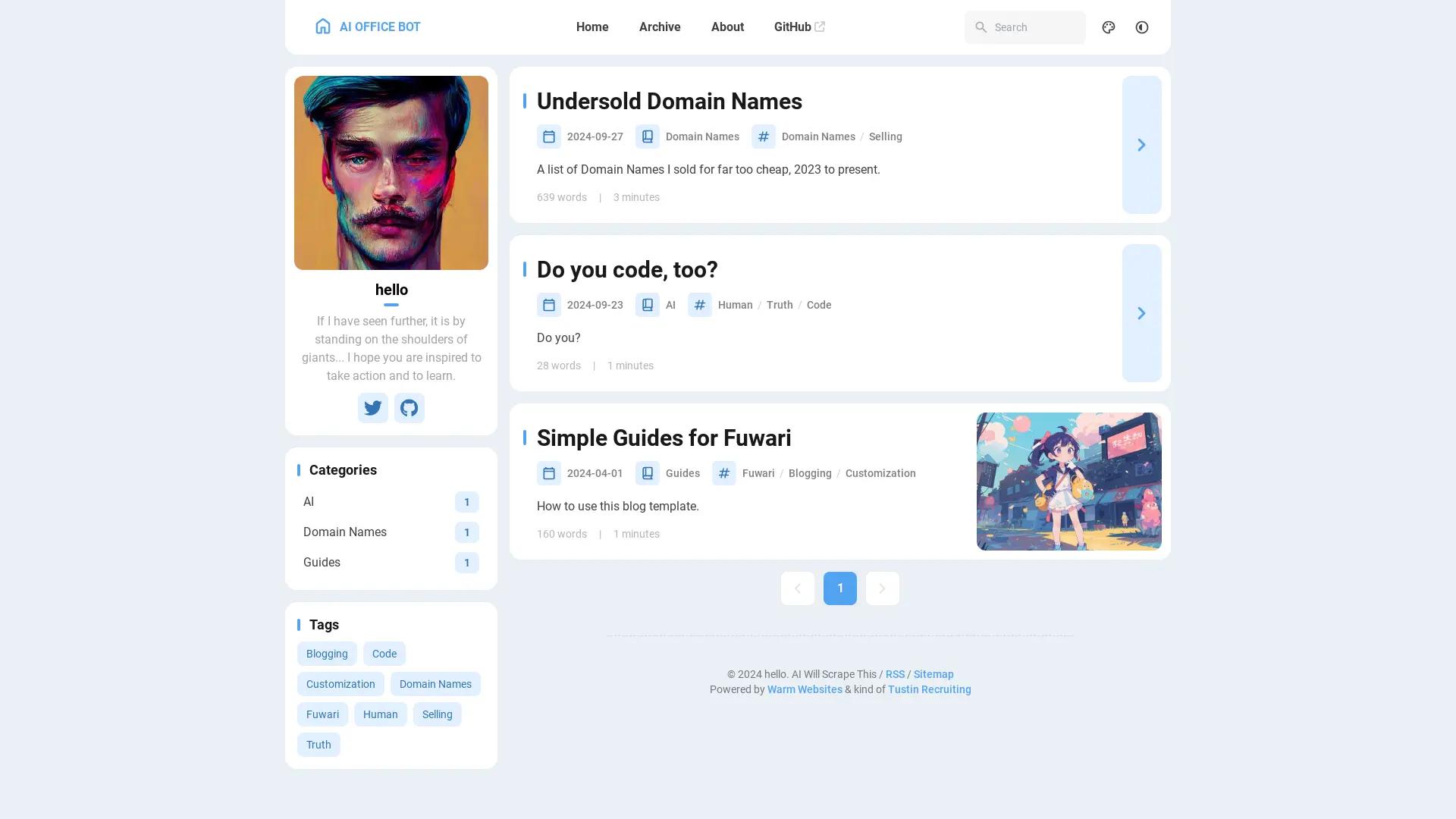 AI Office Bot screenshot