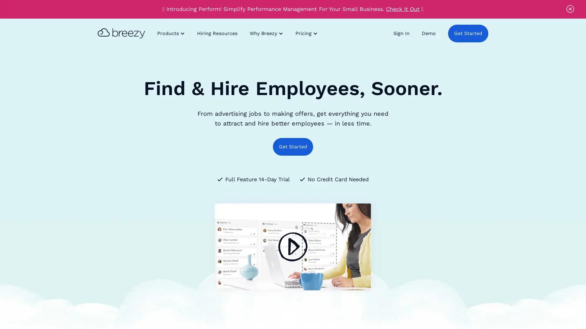 Breezy HR screenshot